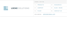 Tablet Screenshot of lockesolutions.com